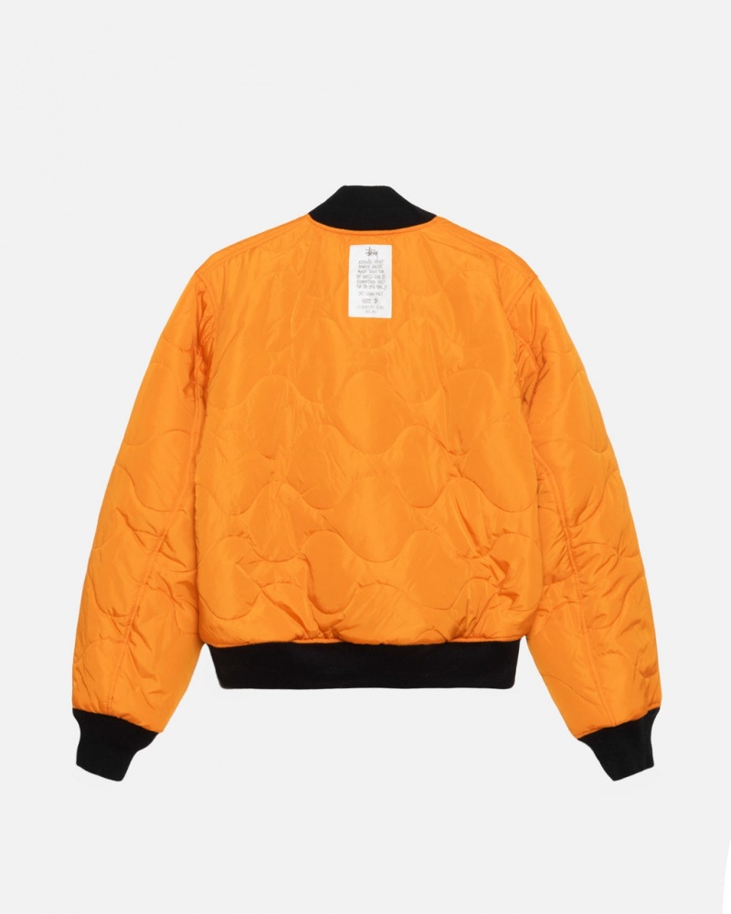 Stussy Built Reversible Bomber Jacket - Unisex Jackets Czarne | EPLHC50852