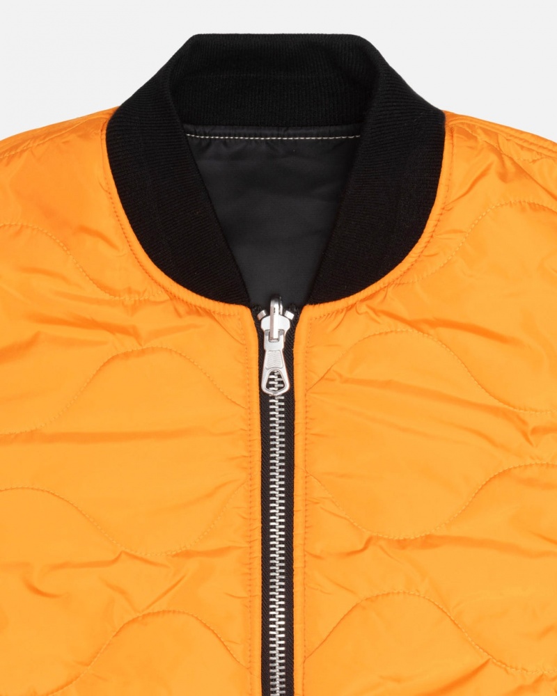 Stussy Built Reversible Bomber Jacket - Unisex Jackets Czarne | EPLHC50852