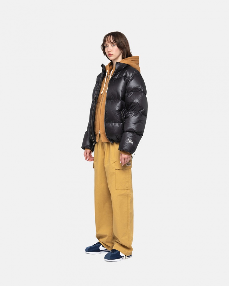 Stussy Down Puffer Parachute Ripstop - Unisex Jackets Szare | SPLNY54103