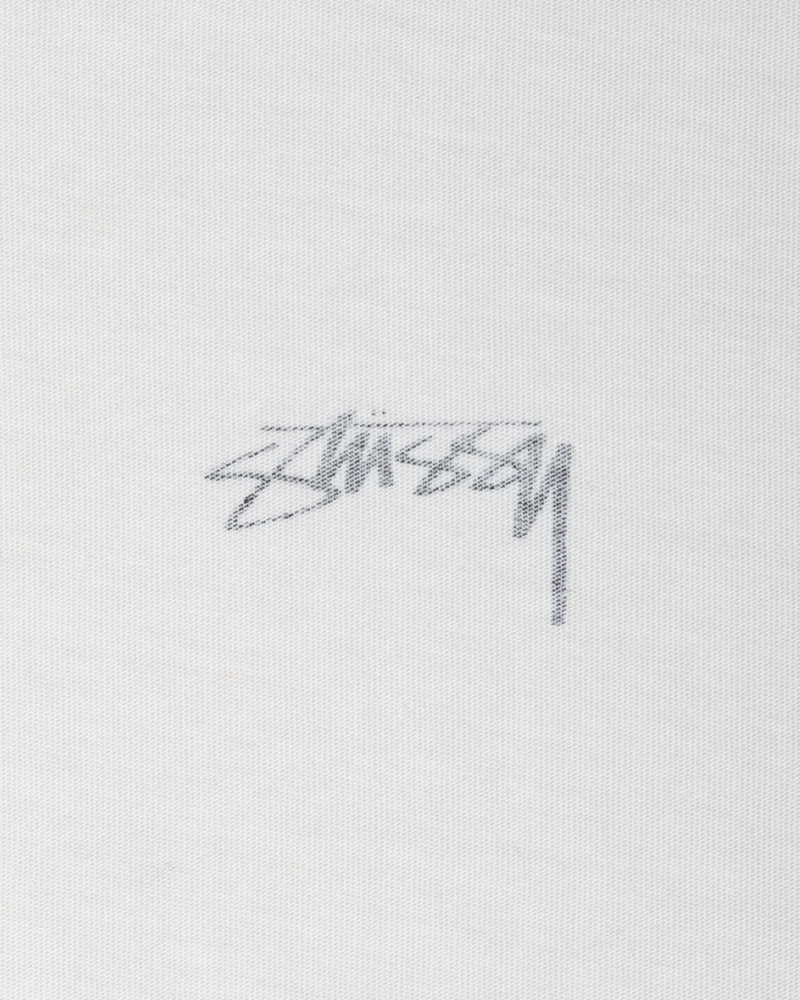 Stussy Lazy LS Tee - Unisex Longsleeve Beżowe | SPLVO32617